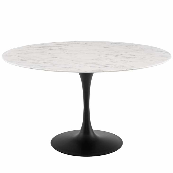 Tulip 54" Round Artificial Marble Dining Table - living-essentials